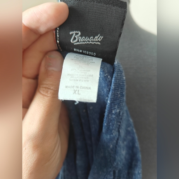 🤍Harley Davidson Blue Long Sleeve Graphic Shirt Size XL - Picture 3 of 4